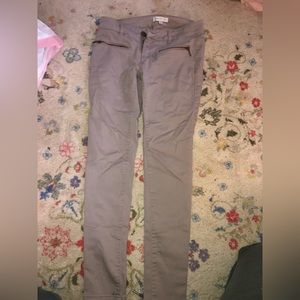 Pale lavender skinny jeans